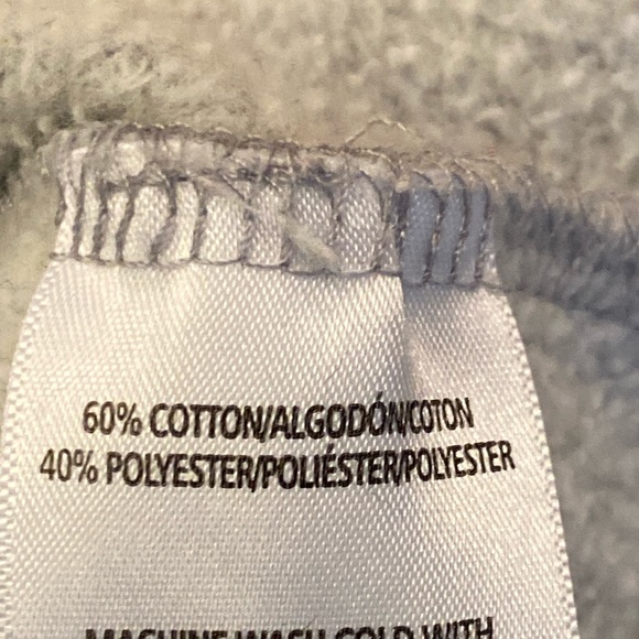 Calvin Klein Womens Gray Sweatshirt w White Calvin Klein Bank Back/Arms /Size M - Picture 10 of 14